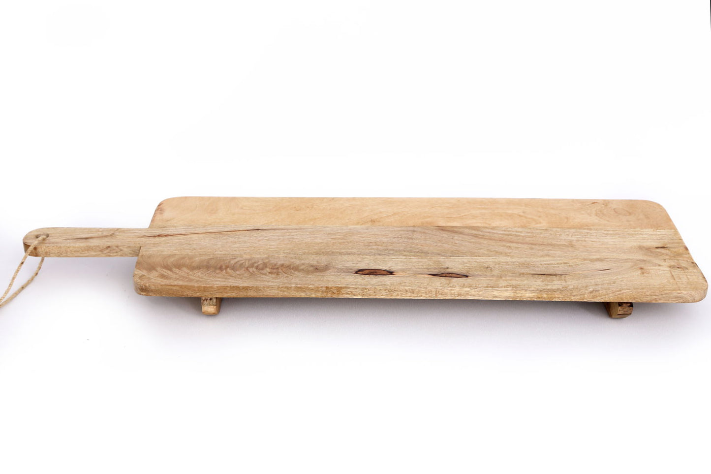 Large Wooden Serving Platter Paddle Tray