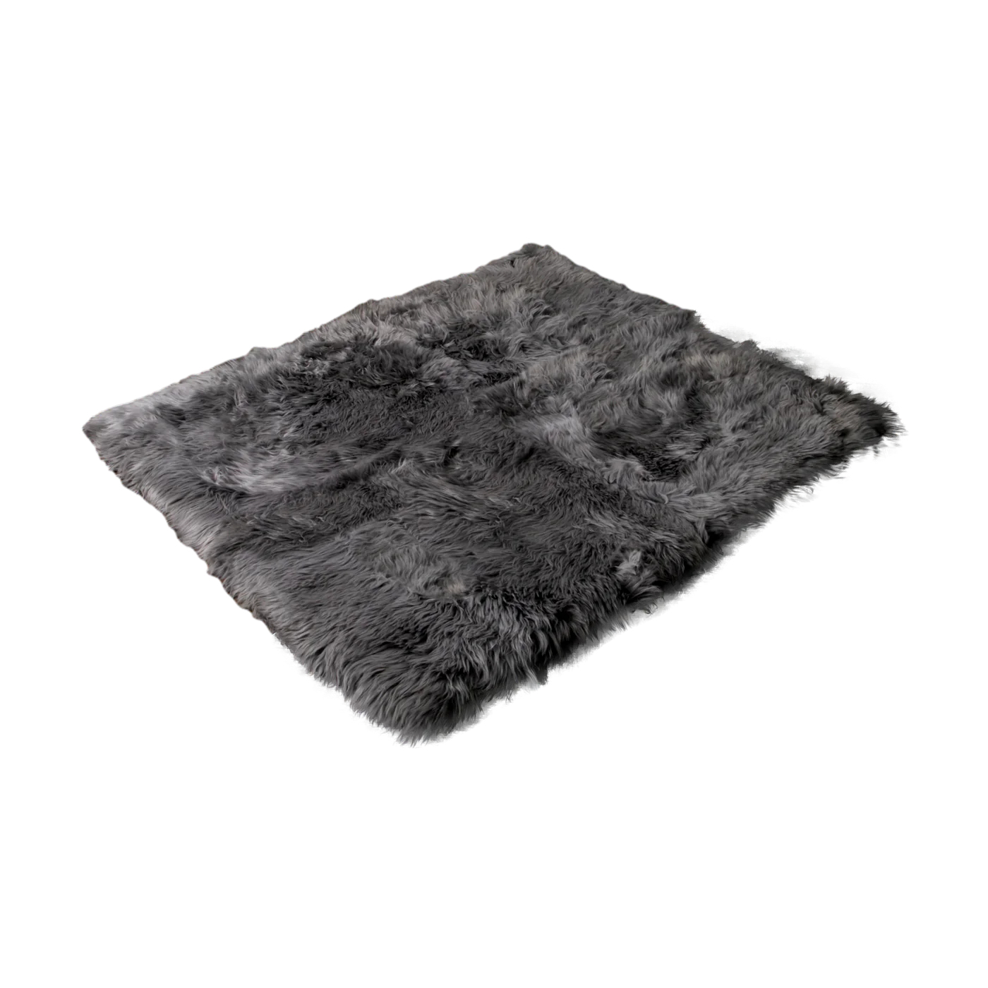 Grey Rectangle Sheepskin