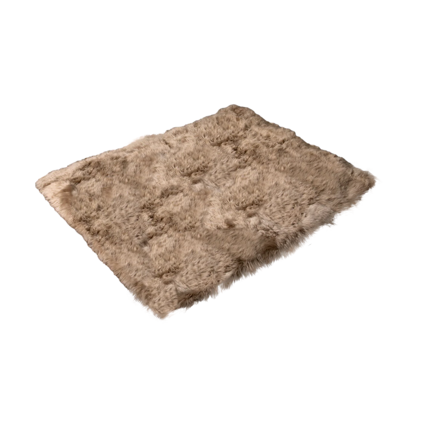 Light Brown Rectangle Sheepskin