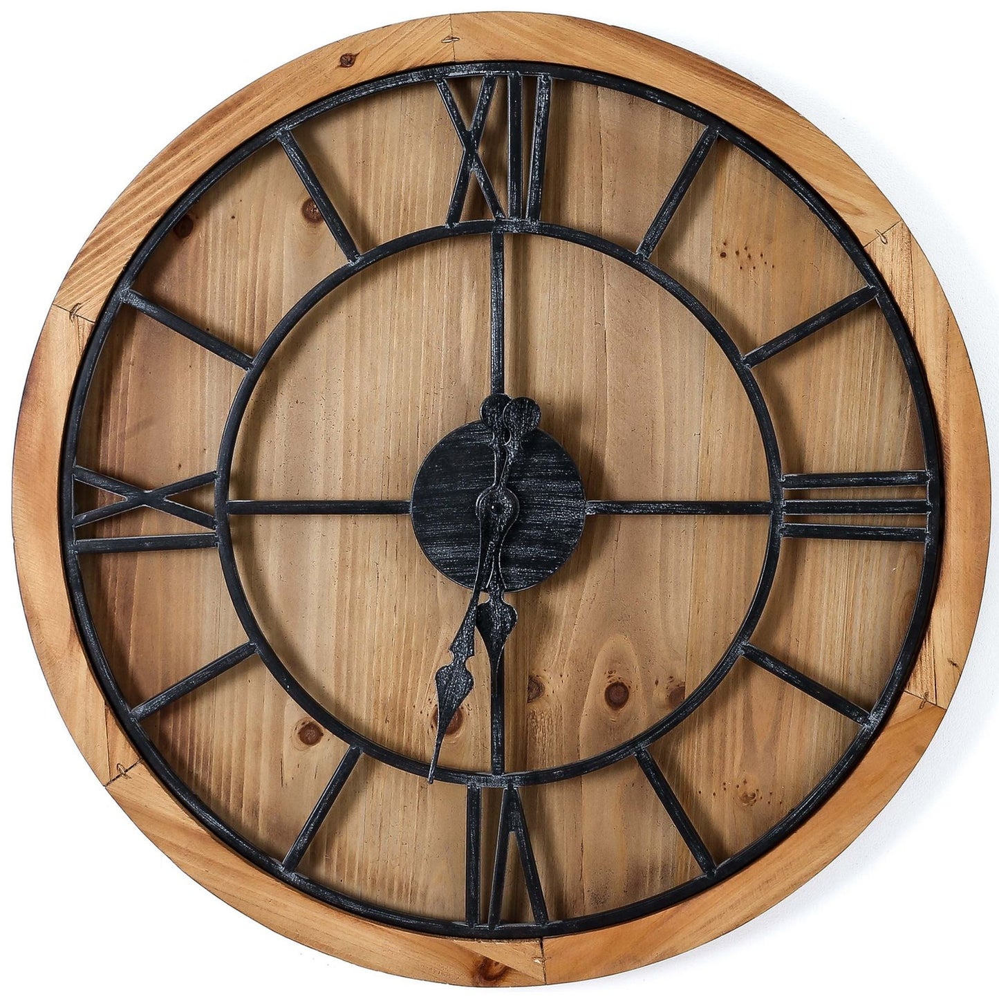 largewoodantiqueclock