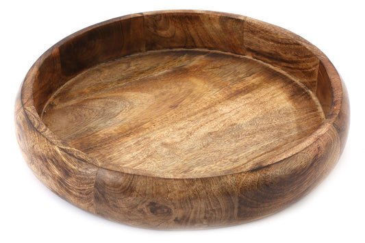 Shallow Wooden Bowl 3
