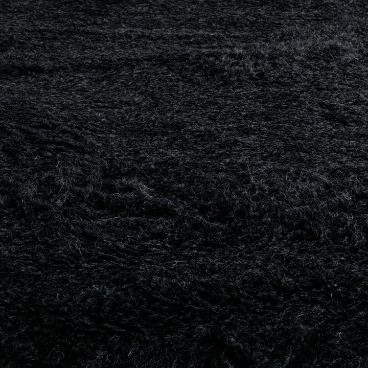 Large Merino Wool Blanket - Black
