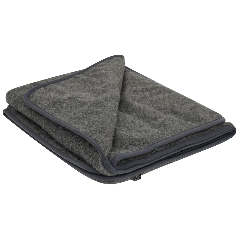 Merino Wool Blanket - Grey (Medium)