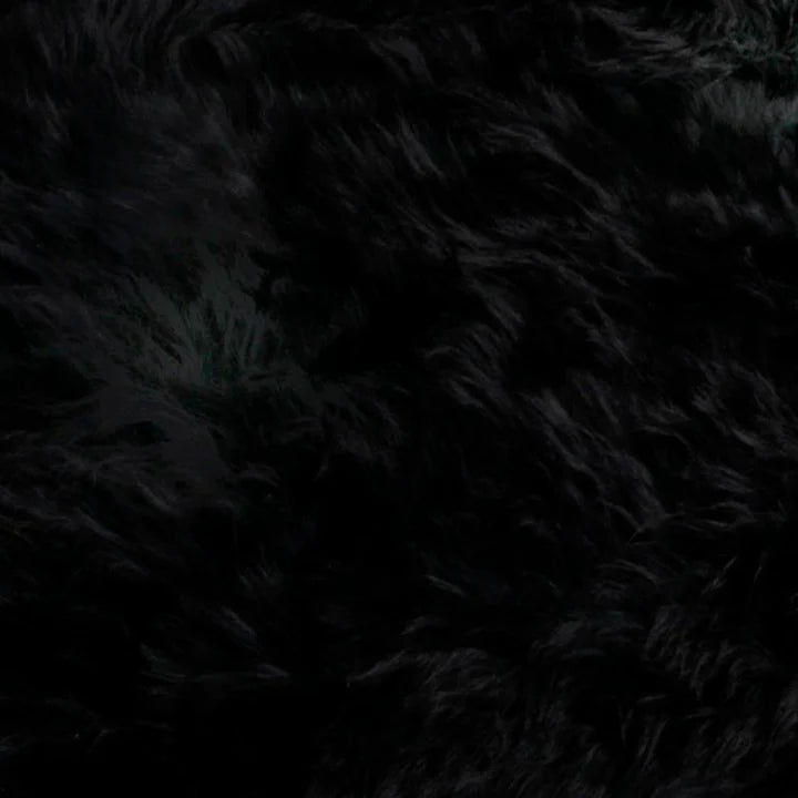 Quad Black Sheepskin Rug