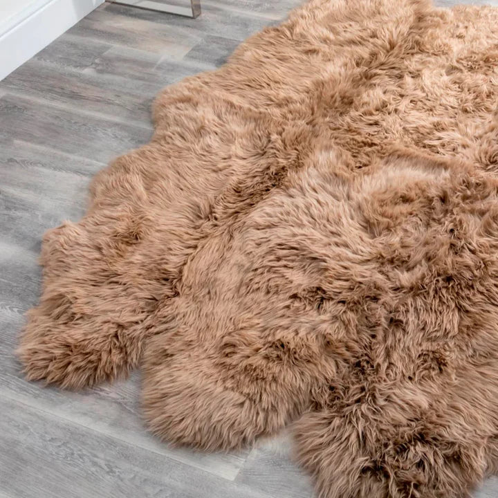 Light Brown Sheepskin Rug