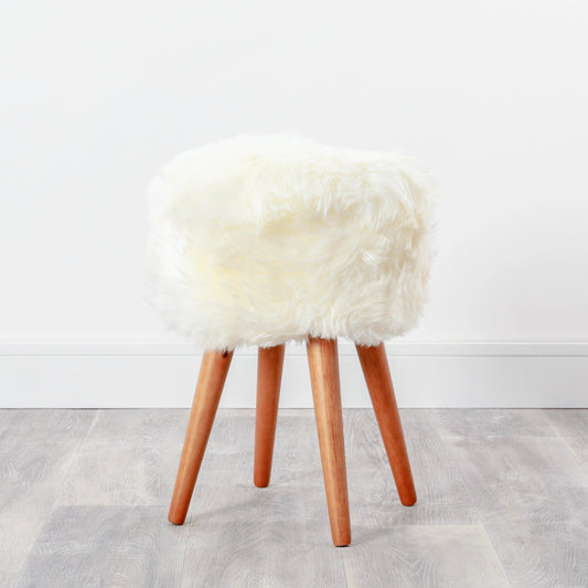 sheepskinnaturalstoolwhitewoodlegs